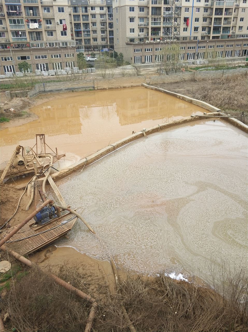 熊口管理区沉淀池淤泥清理-厂区废水池淤泥清淤