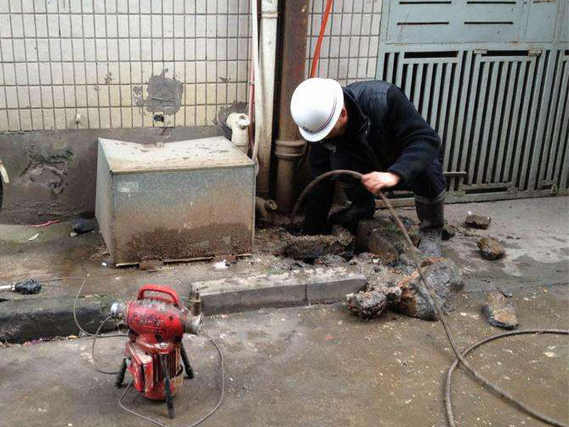 熊口管理区疏通下水道-洗菜池疏通